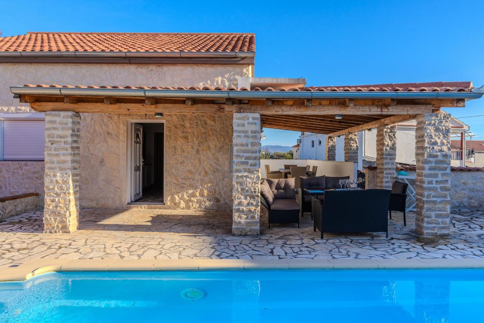 Villa Dalmacija Posedarje Bagian luar foto